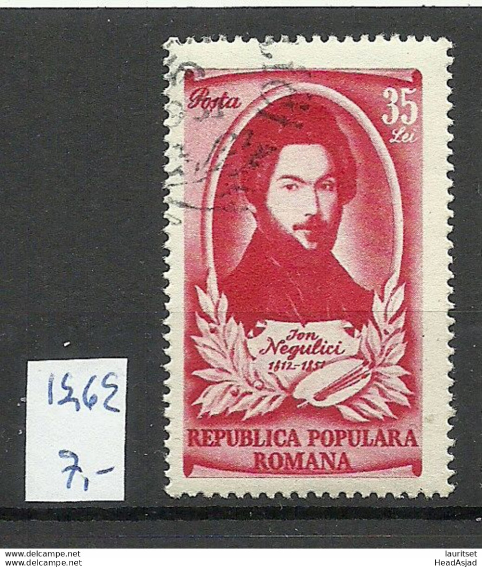 ROMANIA Rumänien 1951 Michel 1262 O I. Negulici - Gebruikt