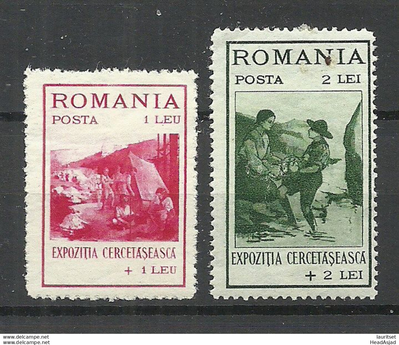 ROMANIA Rumänien 1931 Micel 413 - 414 * Souting Pfadfinder - Nuovi