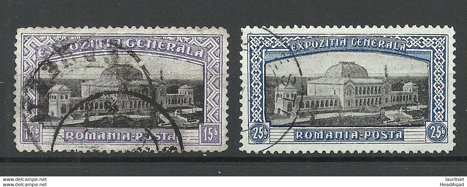 ROMANIA Rumänien 1906 Michel 199 - 200 O - Gebraucht