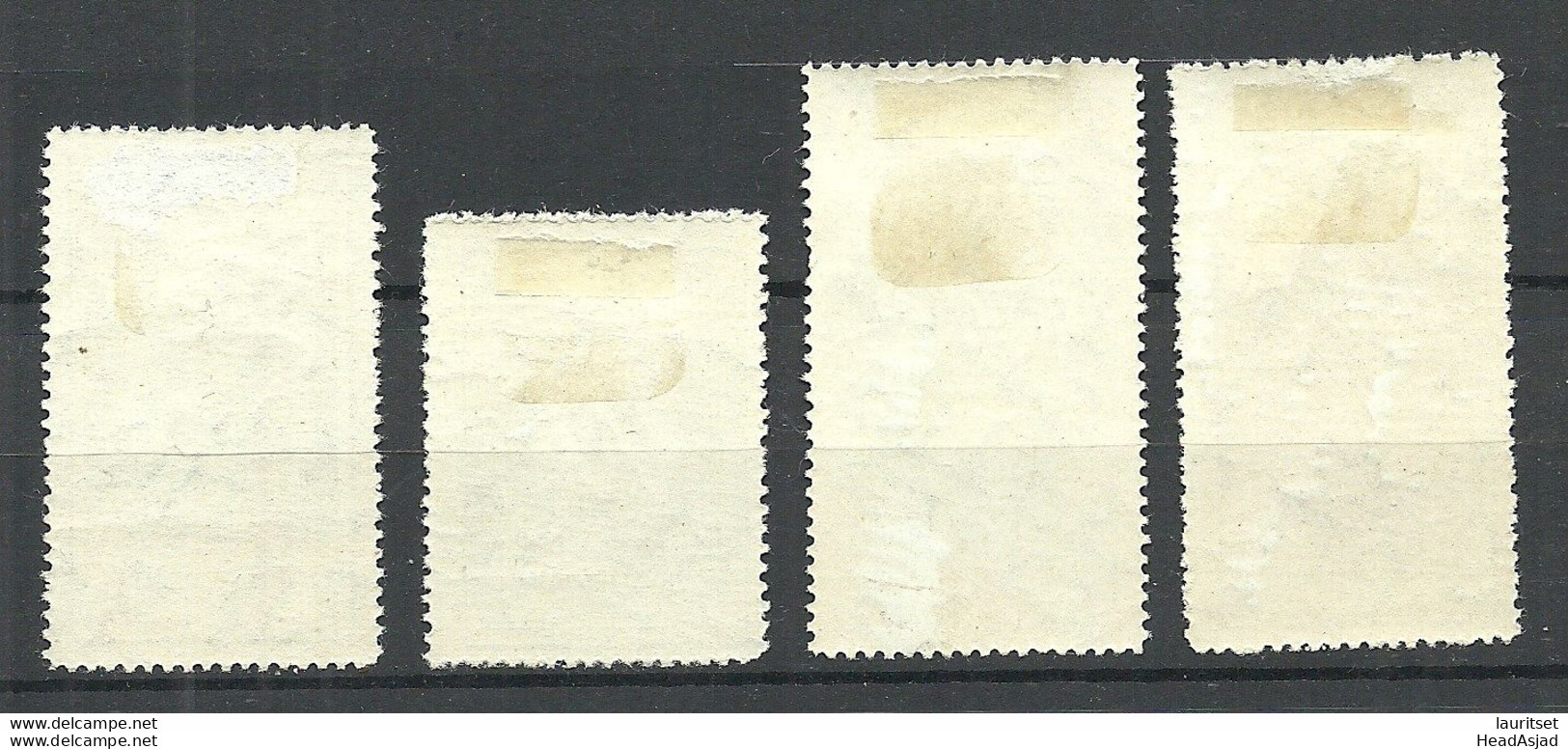 ROMANIA Rumänien 1931 Micel 414 - 417 * Souting Pfadfinder NB! Mi 414 Has A Thinne Place/dünne Haftstelle! - Unused Stamps