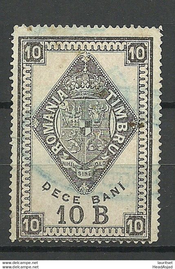 ROMANIA ROMANA Revenue Tax Fiscal 10 Bani O - Revenue Stamps