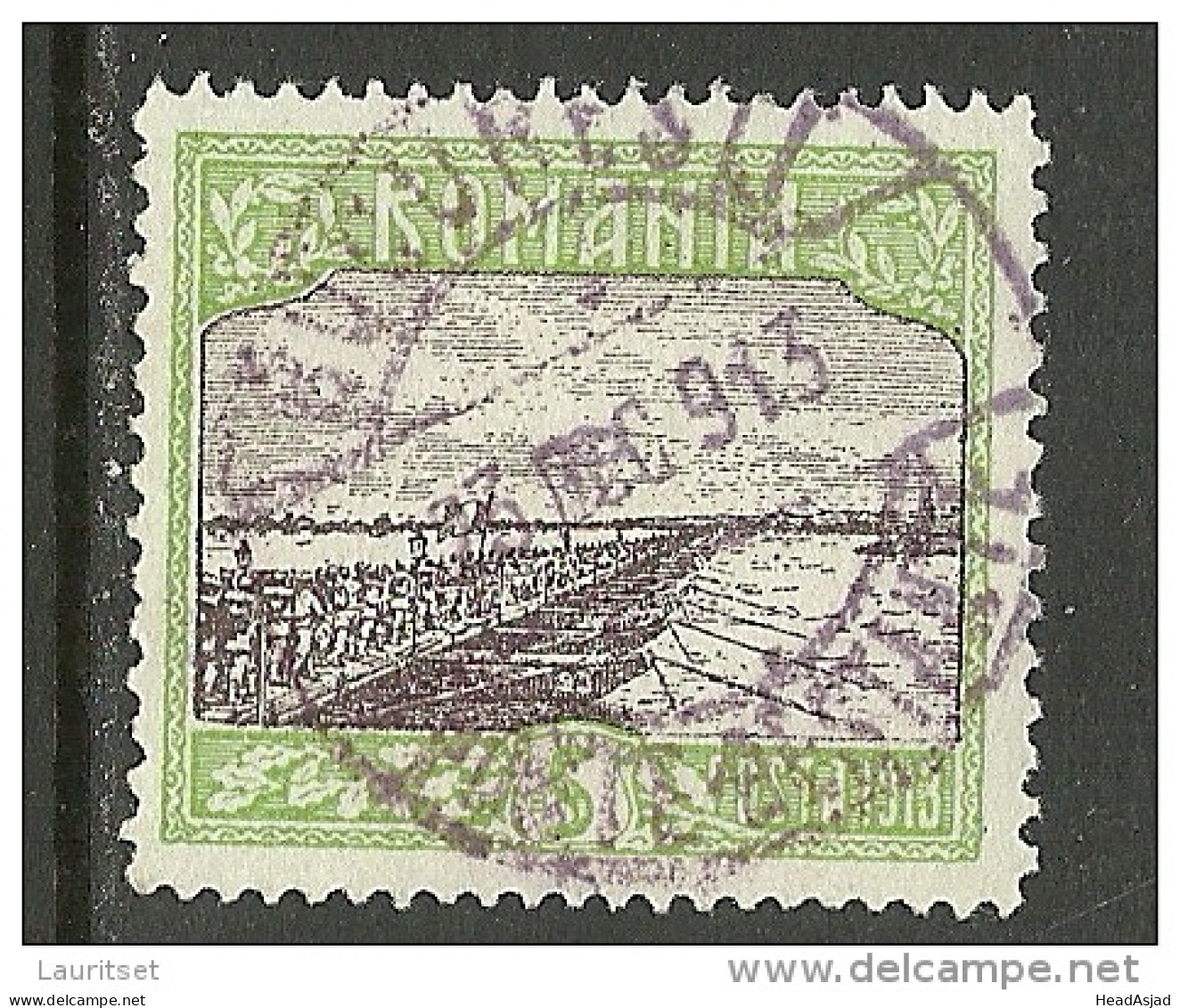 ROMANIA Rumänien 1913 Michel 229 O Gut Gestempelt - Gebraucht