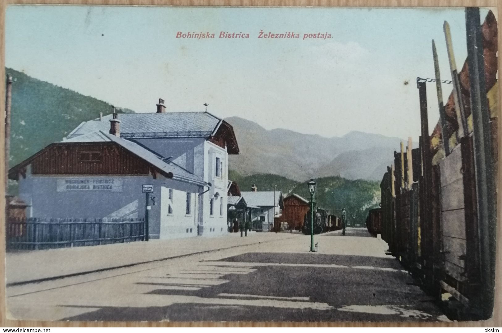 BOHINJSKA BISTRICA, ŽELEZNIŠKA POSTAJA, BAHNHOF, TRAIN STATION, RAILWAY STATION, EISENBAHN - Slovénie