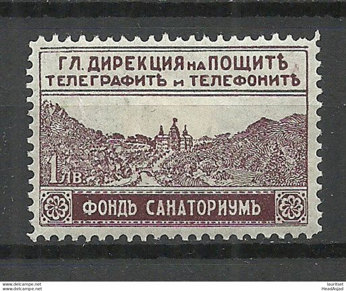 BULGARIA Bulgarien 1926 Michel 4 * Zwangzuschlagsmarke F√ºr Ferienheime - Ungebraucht