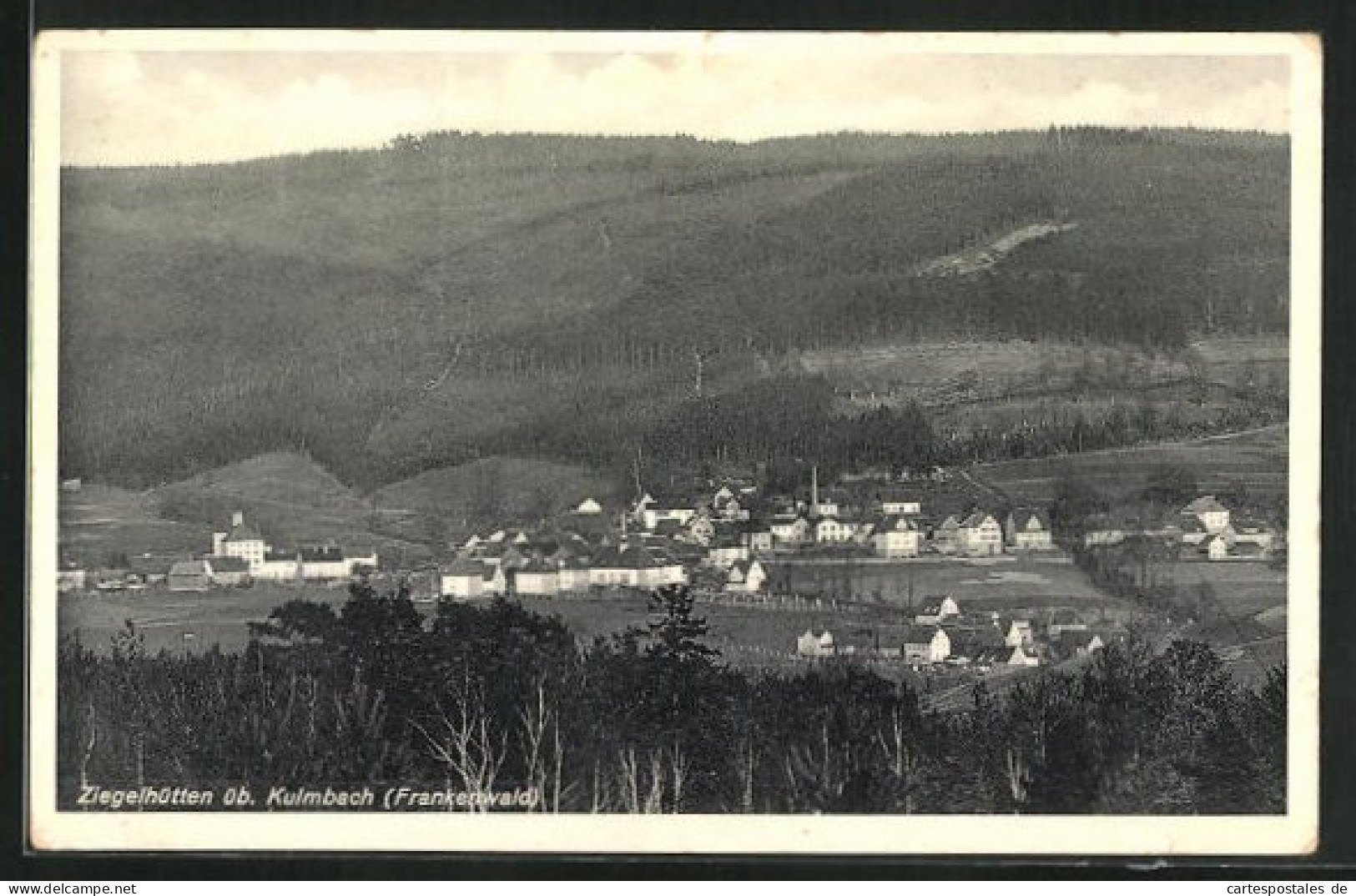 AK Ziegelhütten / Kulmbach, Ortsansicht Mit Umgebung  - Kulmbach