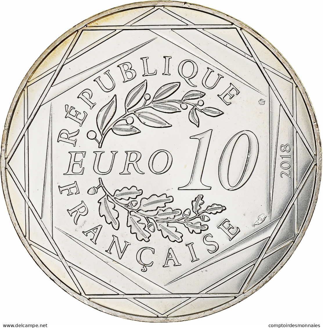 France, 10 Euro, FIFA 2018, 2018, Monnaie De Paris, Argent, SPL+ - Frankrijk