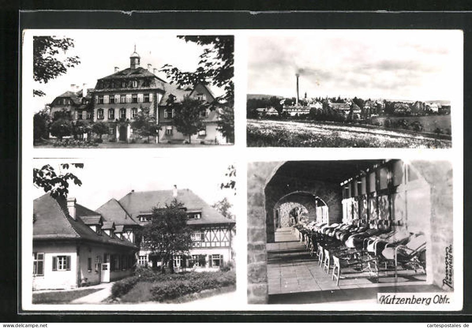 AK Kutzenberg /Obfr., Hotel, Ortsansicht  - Other & Unclassified