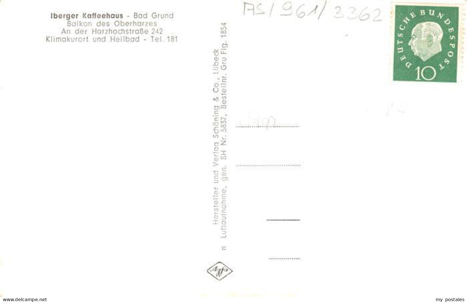 73904589 Bad Grund Fliegeraufnahme Mit Iberger Kaffeehaus - Other & Unclassified
