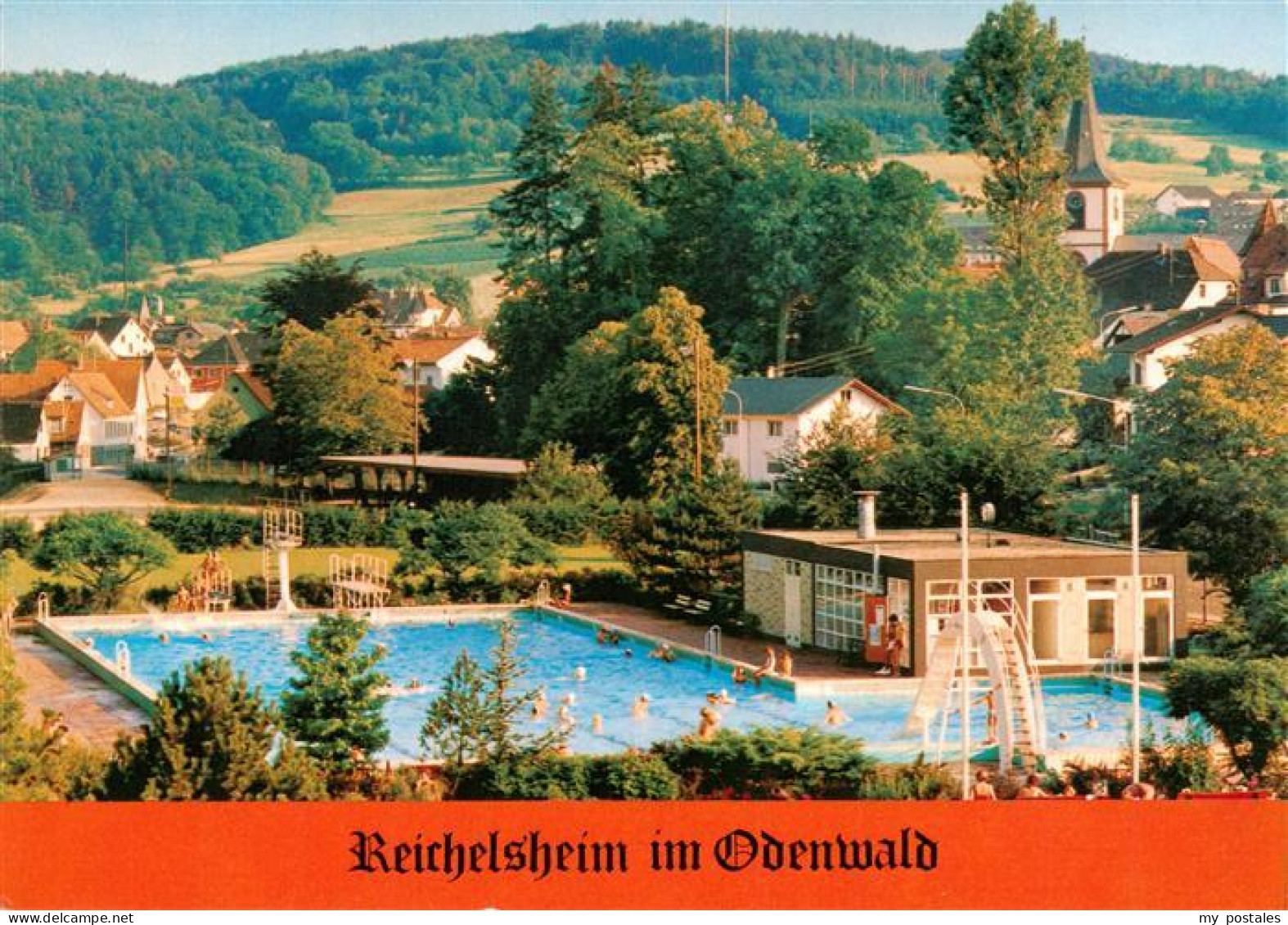 73904559 Reichelsheim Odenwald Freibad - Autres & Non Classés