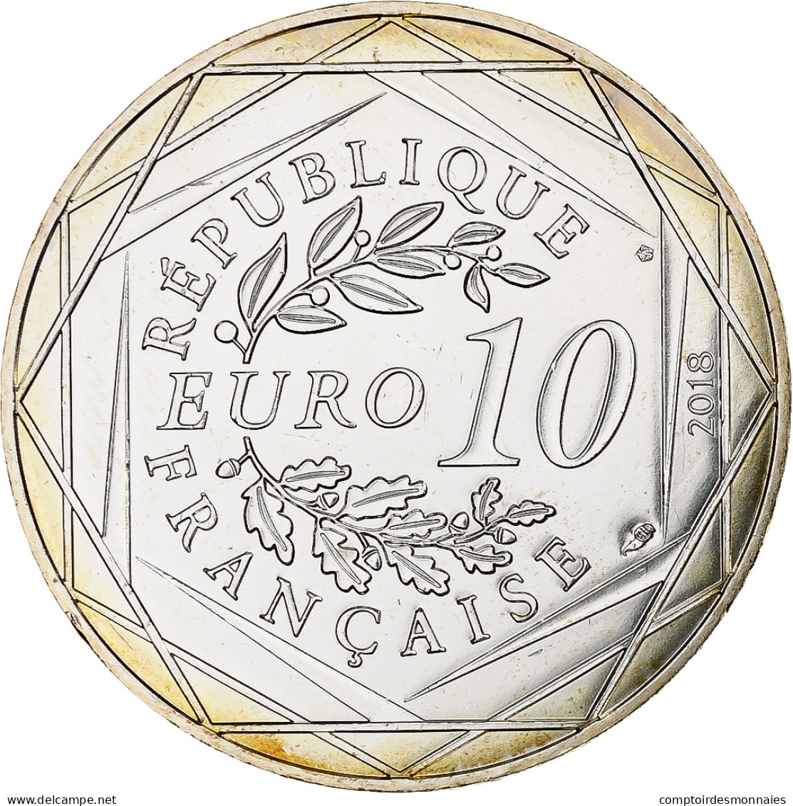 France, 10 Euro, Mickey (Tour Eiffel), 2018, Monnaie De Paris, Argent, SPL - France