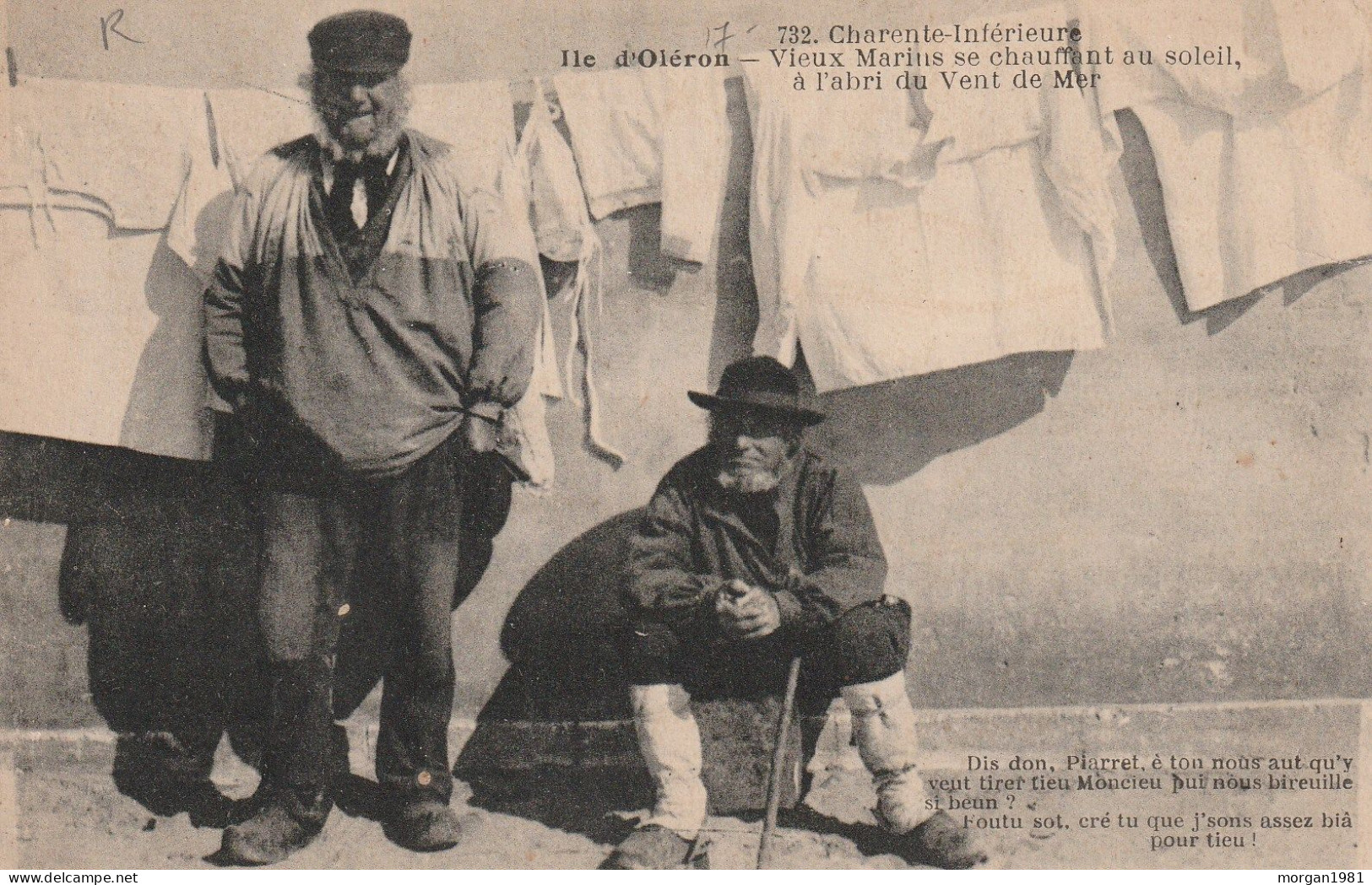 VIEUX MARINS SE CHAUFFANT AU SOLEIL - Ile D'Oléron