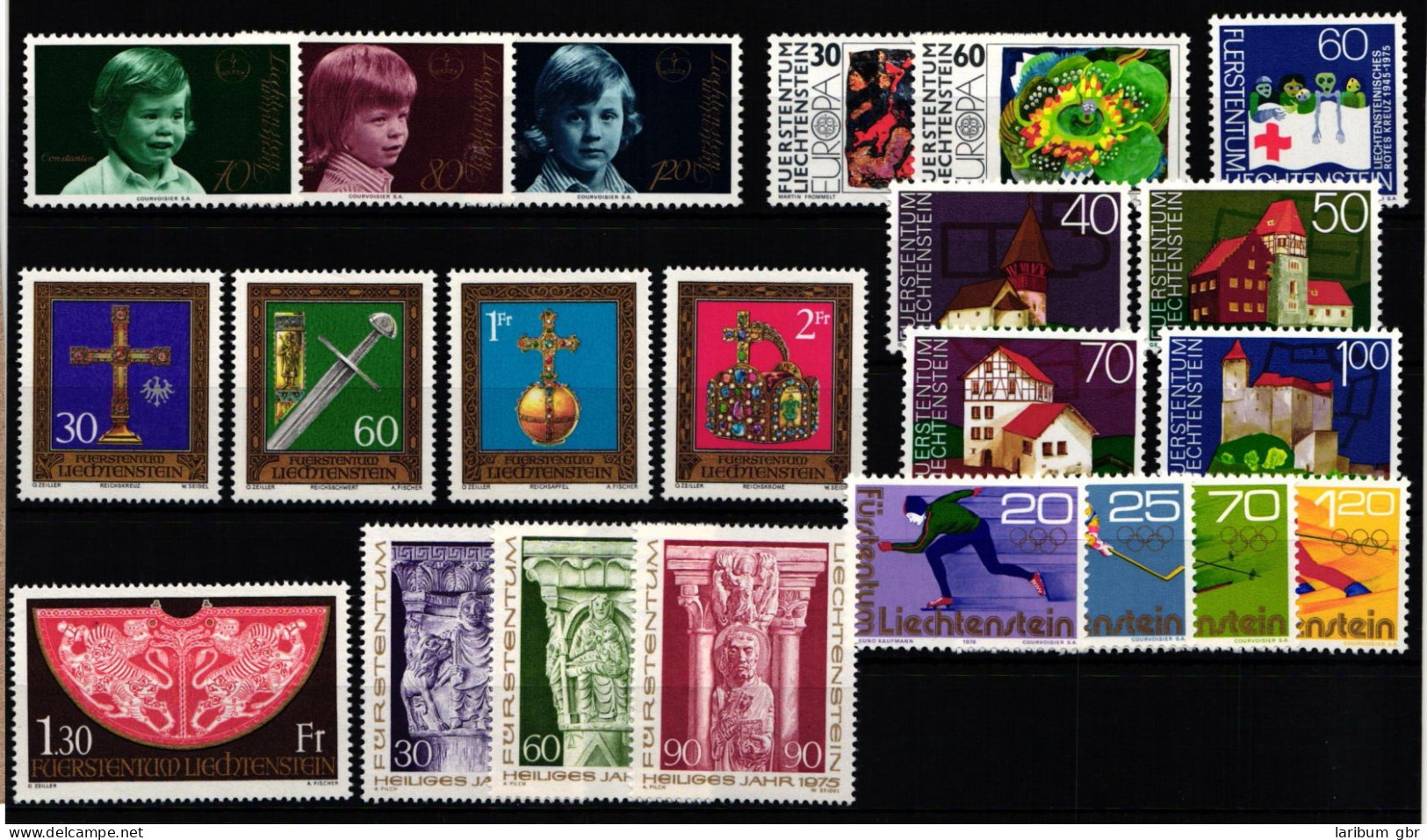 Liechtenstein Jahrgang 1975 Postfrisch #KO453 - Other & Unclassified