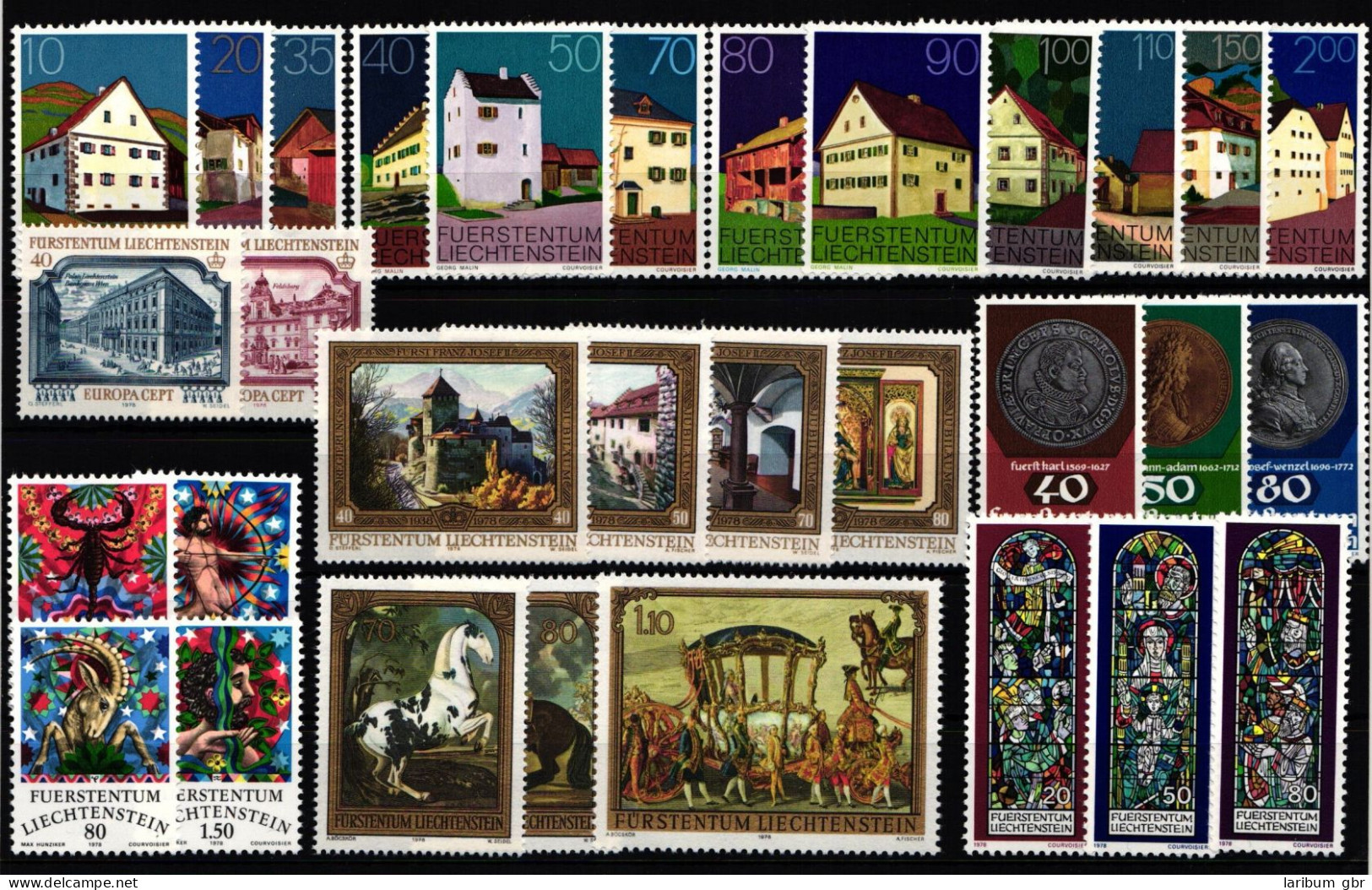 Liechtenstein Jahrgang 1978 Postfrisch #KO456 - Altri & Non Classificati