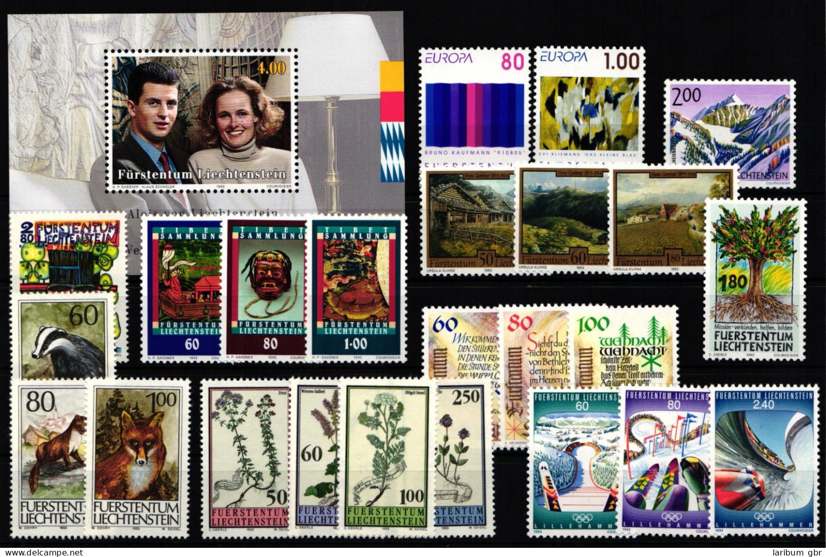 Liechtenstein Jahrgang 1993 Postfrisch #KO471 - Other & Unclassified