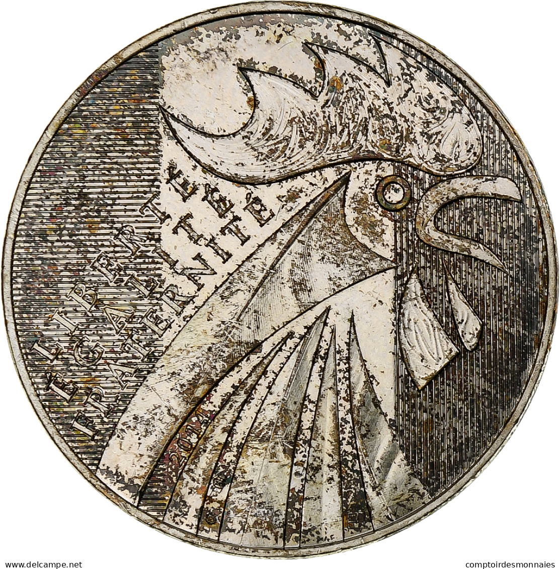 France, 10 Euro, Coq, 2014, Monnaie De Paris, Argent, SUP - France