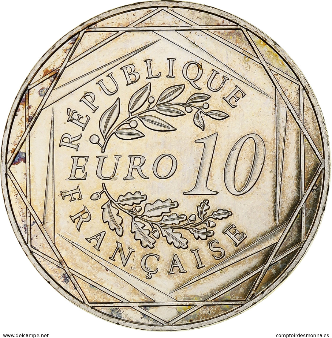 France, 10 Euro, Coq, 2014, Monnaie De Paris, Argent, SUP - Francia