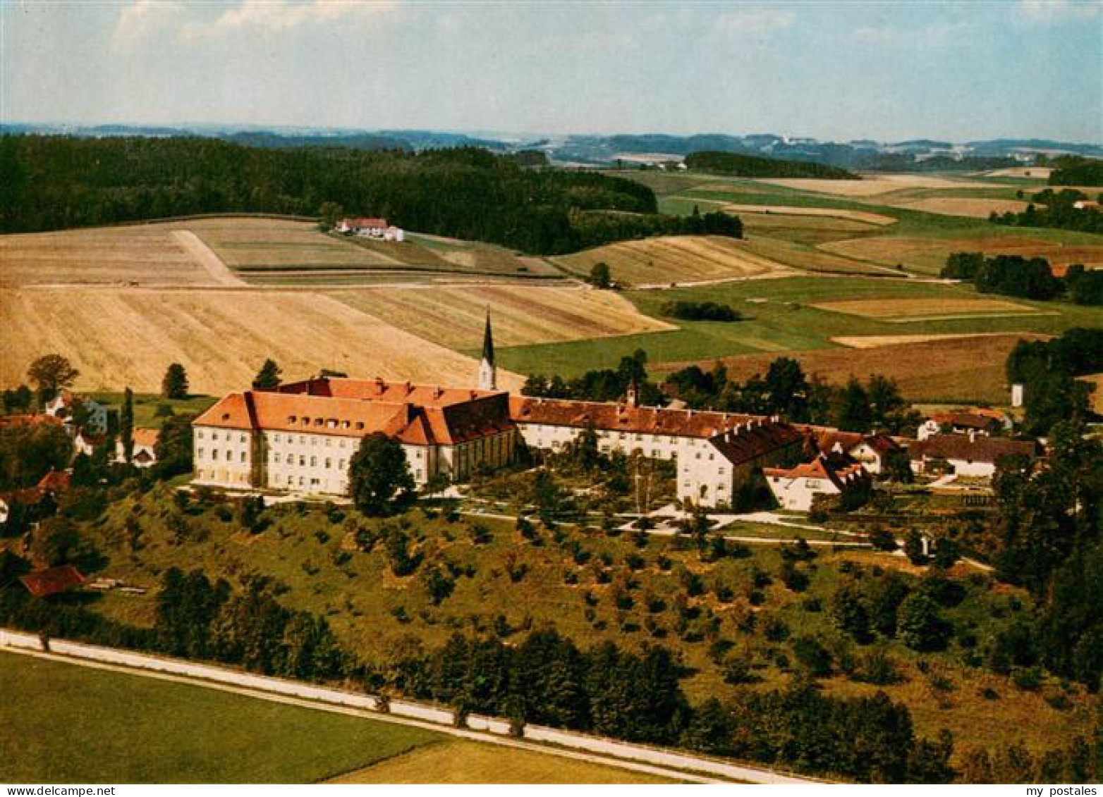 73904522 Ampfing Haus Der Begegnung Kloster St Josef Zangberg Fliegeraufnahme - Sonstige & Ohne Zuordnung