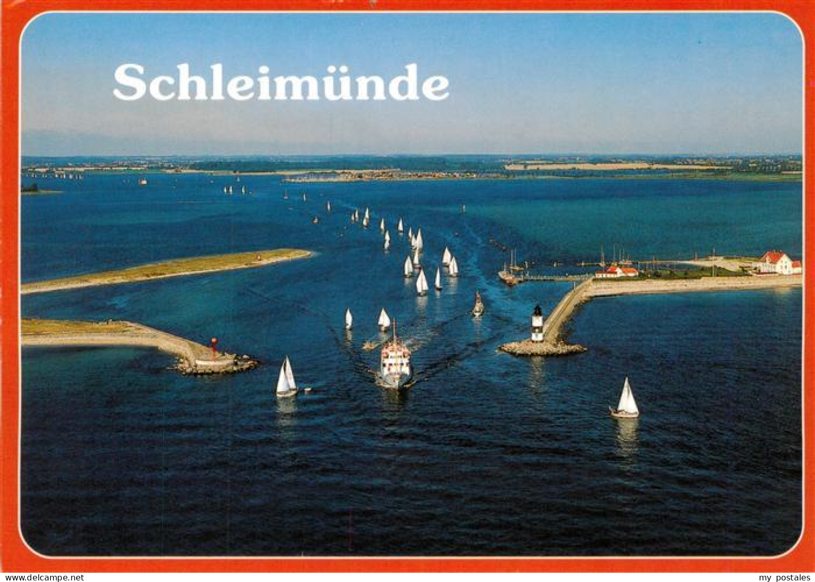 73904469 Schleswig Schlei Erfde Fliegeraufnahme Mit Schleimuende - Andere & Zonder Classificatie