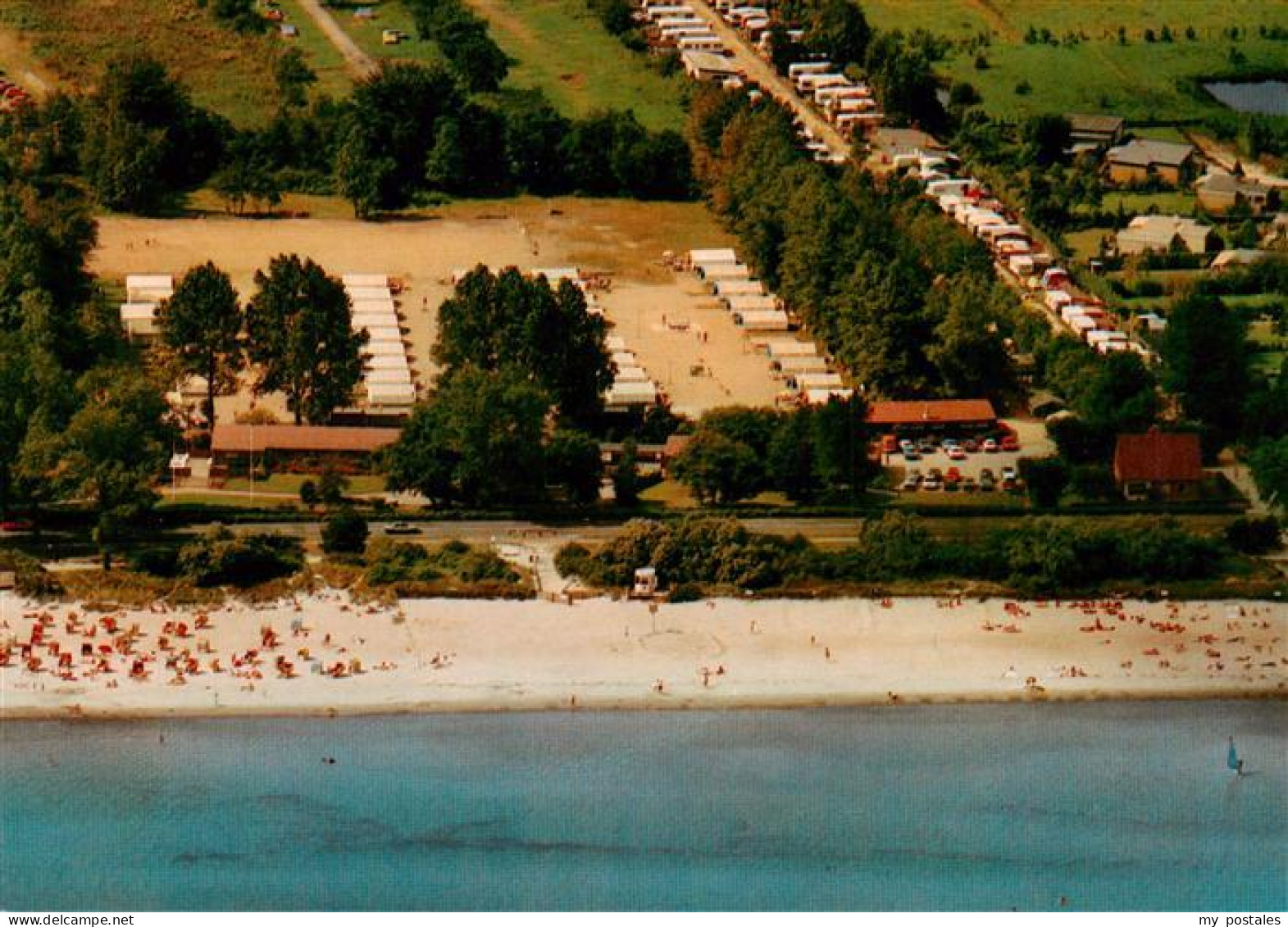 73904461 Scharbeutz Ostseebad Kreisjugendheim Strandallee Fliegeraufnahme - Scharbeutz