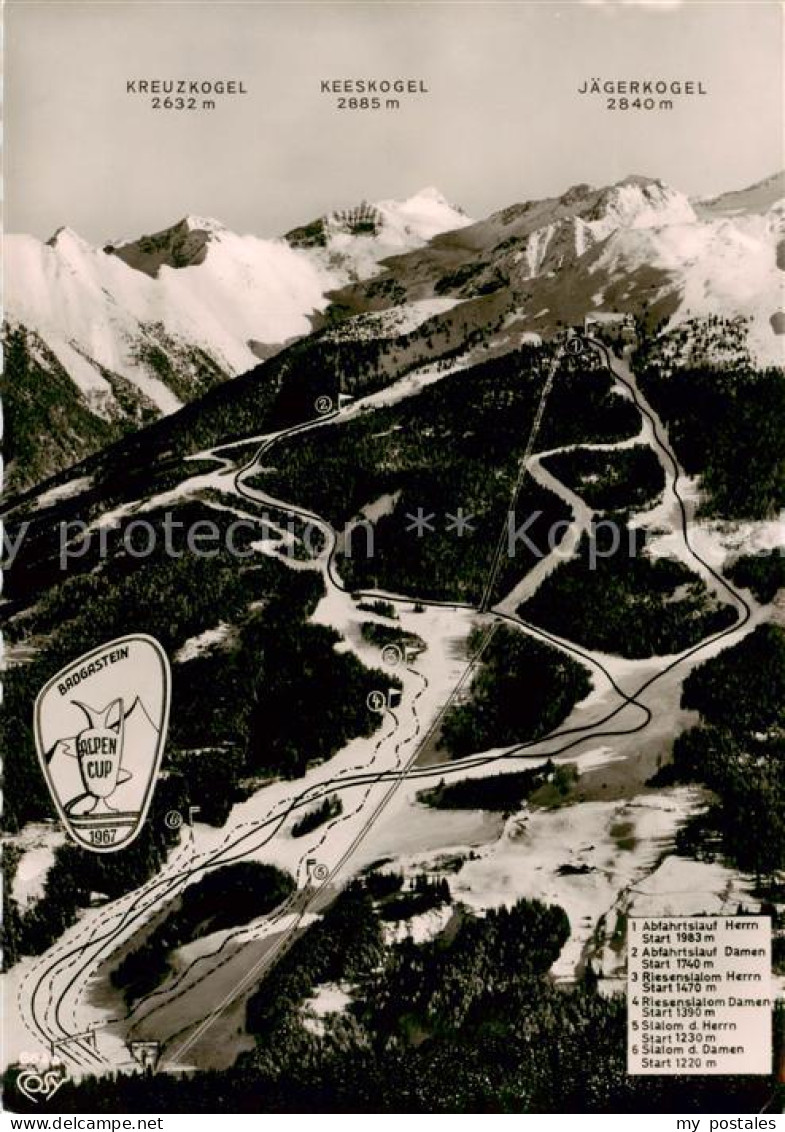 73865868 Badgastein AT Alpen Cup 1967  - Autres & Non Classés