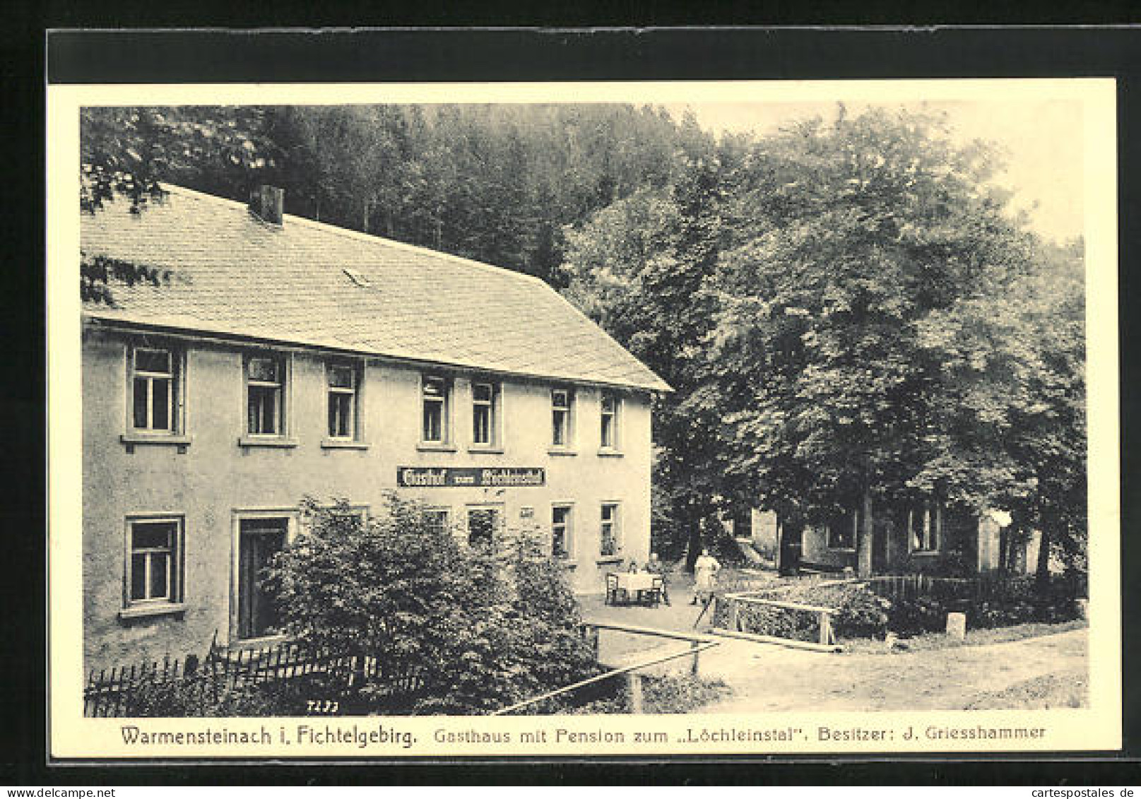 AK Warmensteinach I. Fichtelgebirg., Gasthaus Mit Pension Zum Löchleinstal  - Other & Unclassified