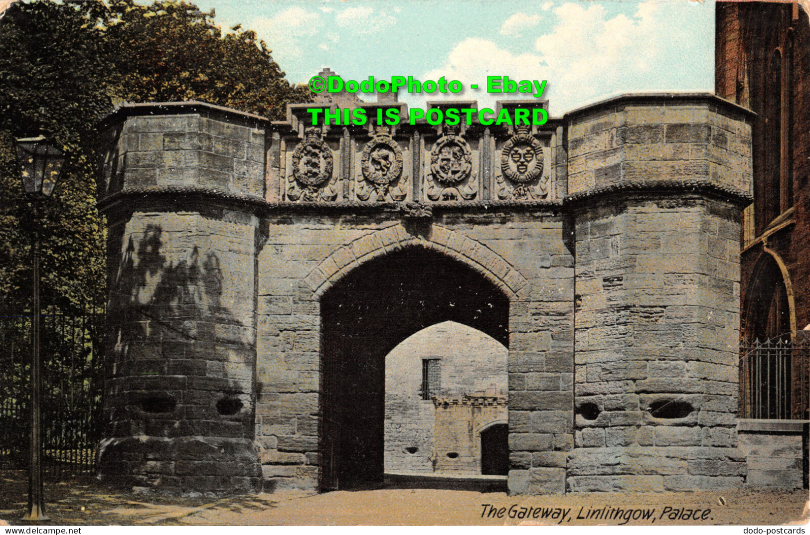 R414068 Linlithgow Palace. The Gateway. F. Hartmann. Real Glossy Series. G. Nr. - World