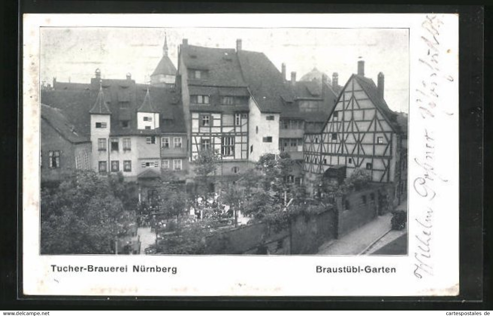AK Nürnberg, Gasthaus Braustübl-Garten Und Tucher-Brauerei  - Nuernberg