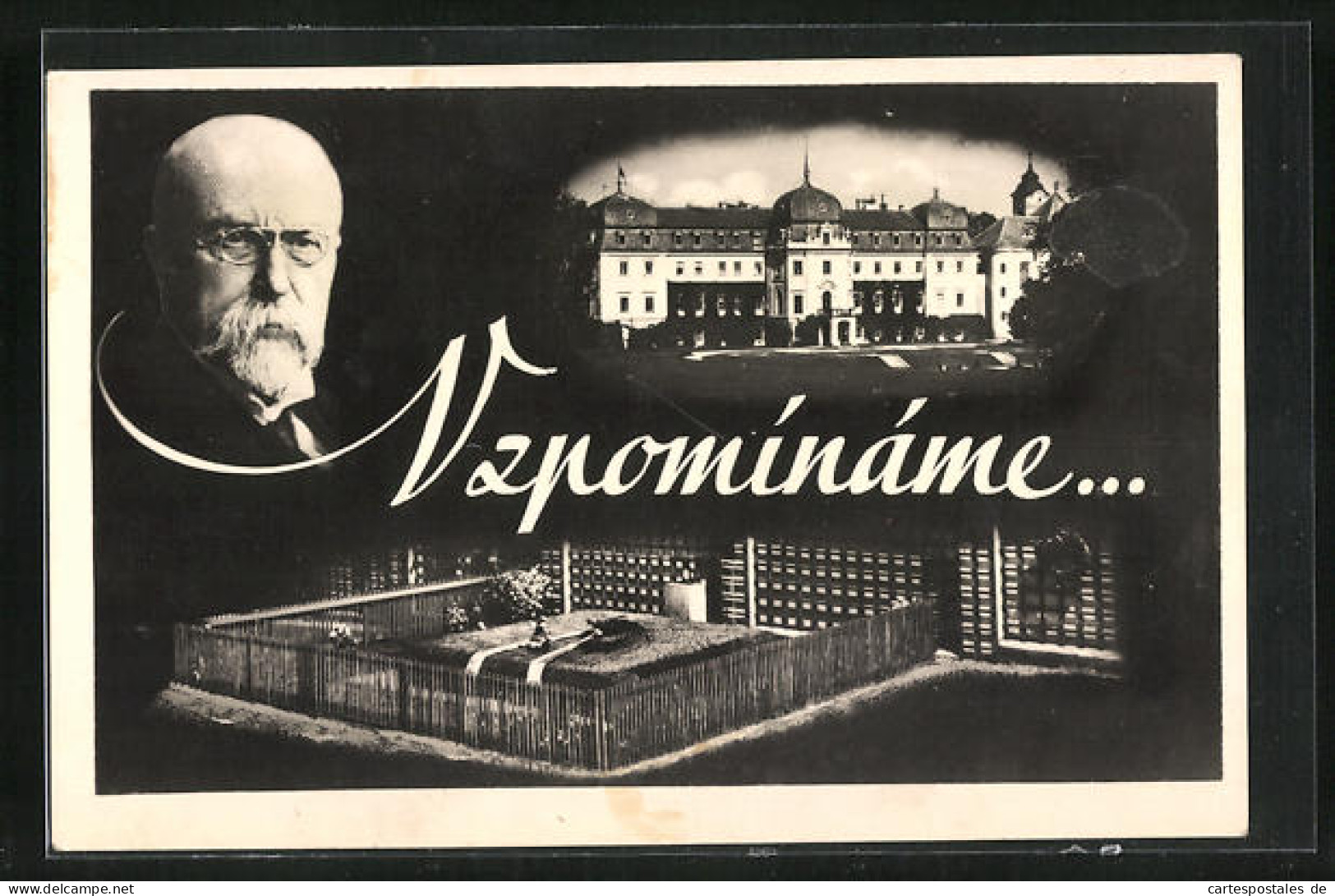 AK Lány, Präsident Masaryk (TGM), Schloss Und Grab  - Tchéquie