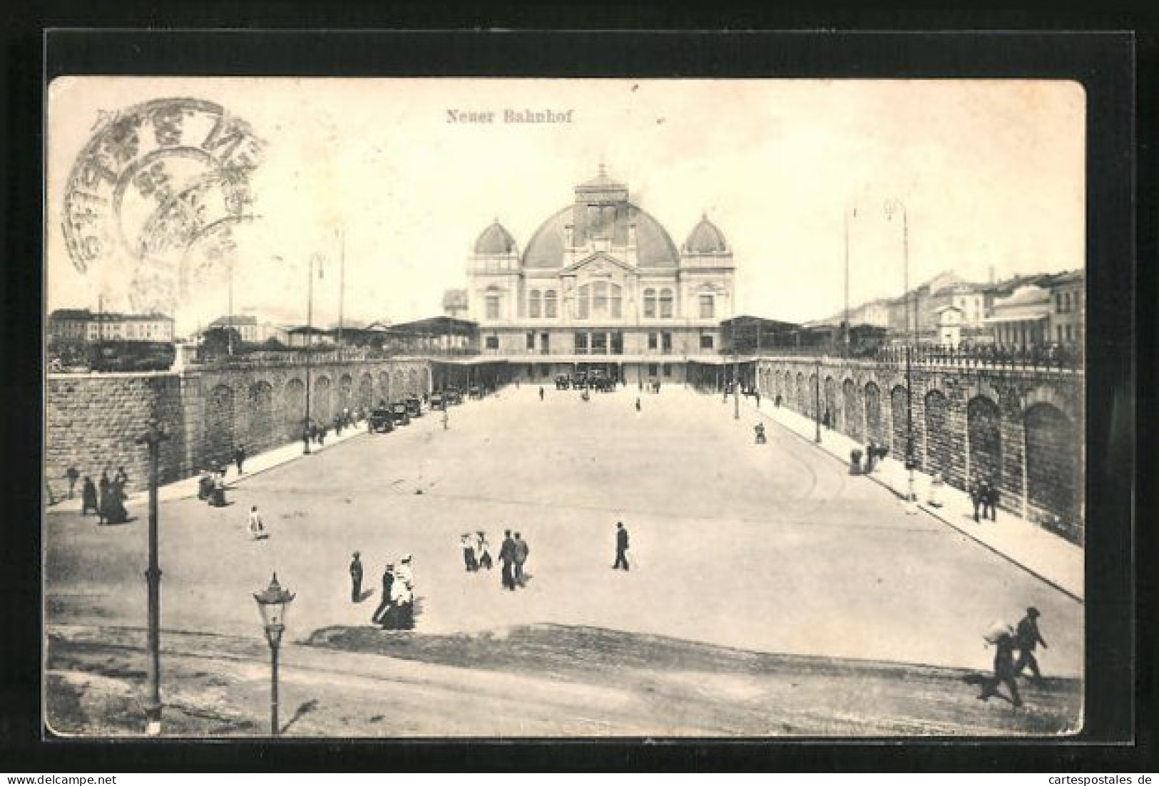 AK Pilsen, Neuer Bahnhof  - Tchéquie