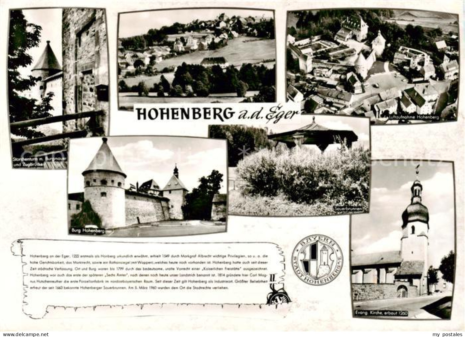 73865712 Hohenberg Eger Burg Hohenberg Chronik Teilansichten Sauerbrunnen Kirche - Sonstige & Ohne Zuordnung