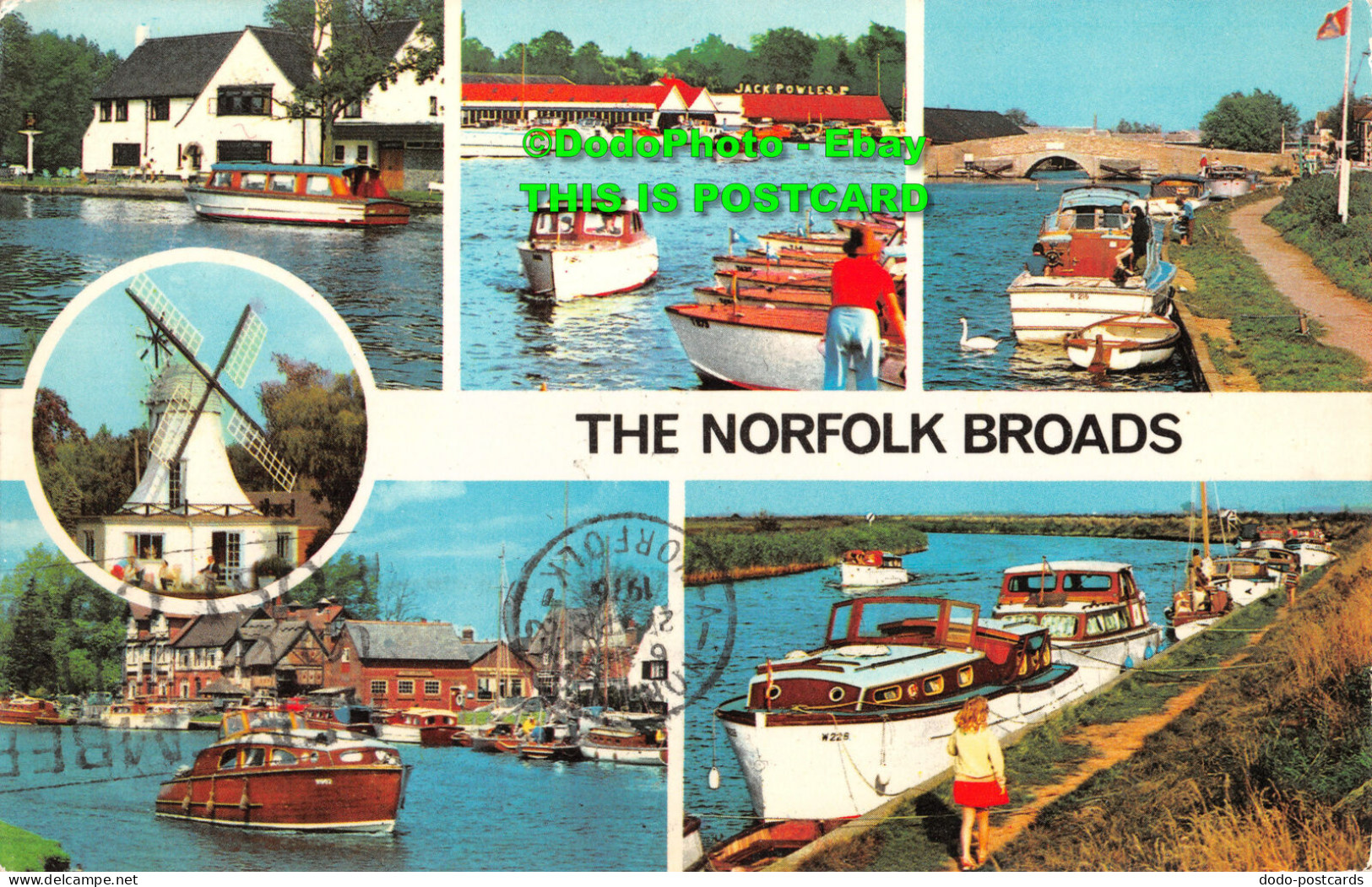 R415241 The Norfolk Broads. Horning Mill. Potter Heigham. Photo Precision. Colou - Wereld