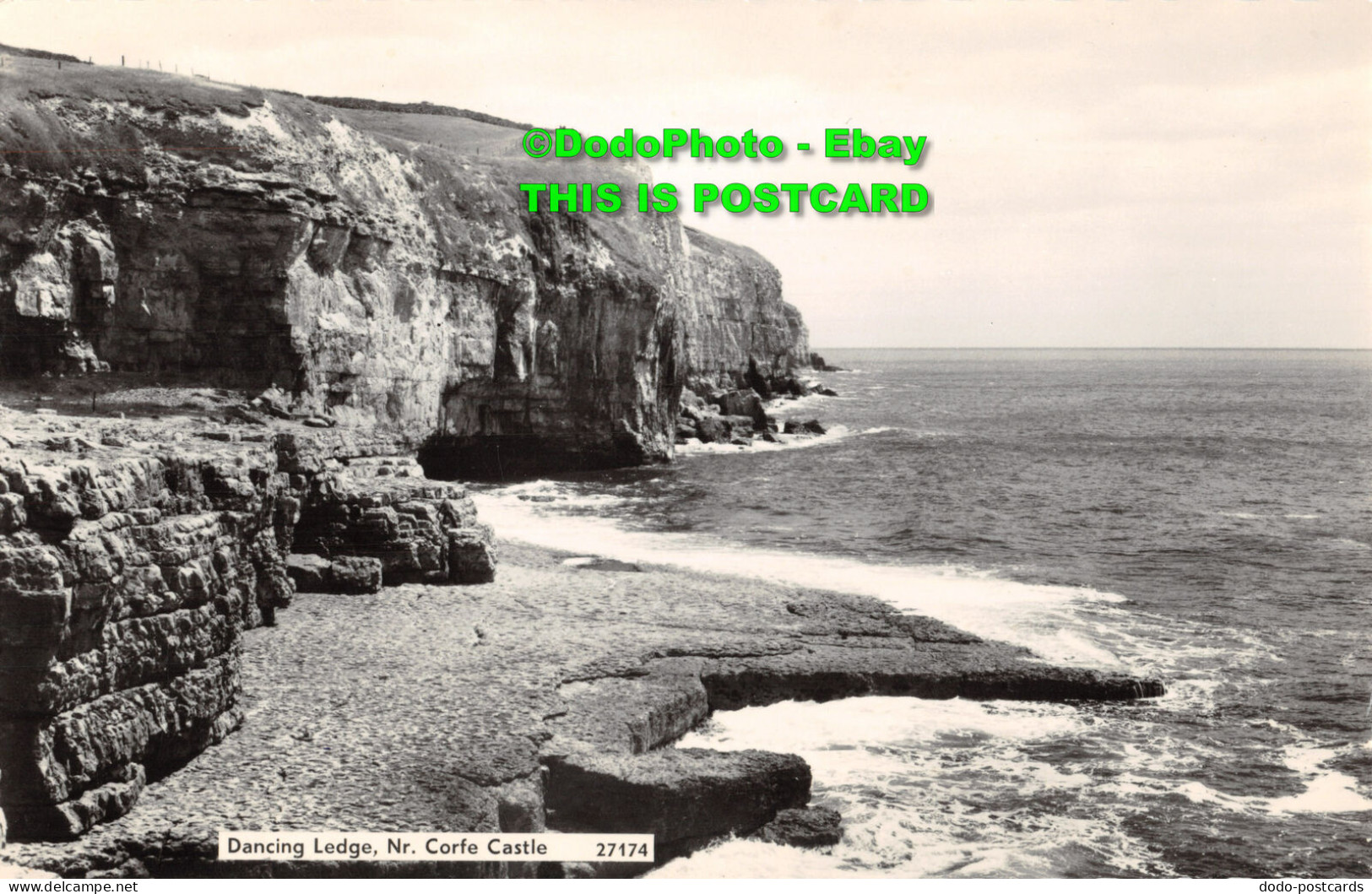 R414099 Dancing Ledge Nr. Corfe Castle. RP - Wereld