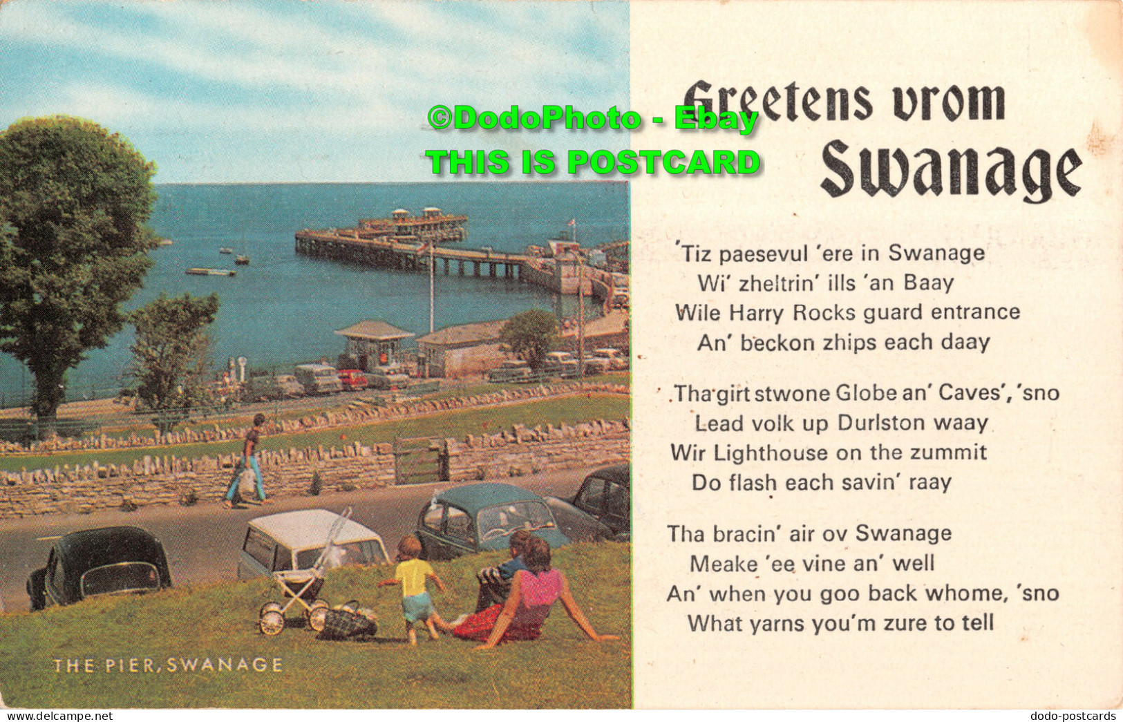 R415245 Swanage. The Pier. J. Salmon. Postcard. 1979 - Wereld