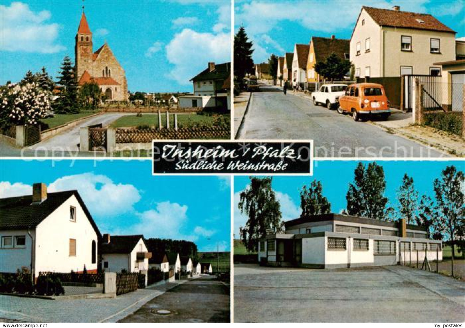 73865650 Insheim Teilansichten Kirche Wohnsiedlung Insheim - Altri & Non Classificati