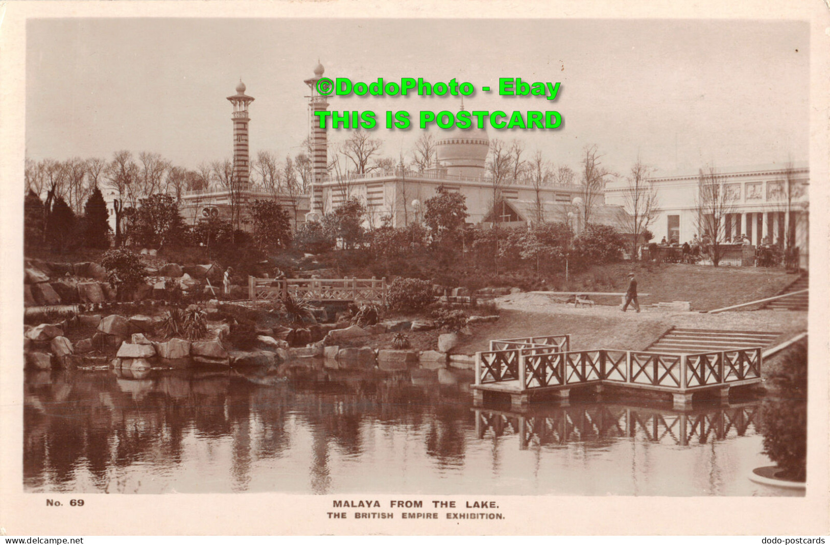 R415692 No. 69. Malaya From The Lake. The British Empire Exhibition. 1924. Heelw - World