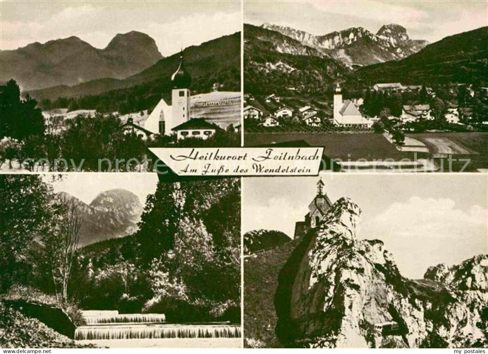 72760296 Bad Feilnbach Ortsansicht Mit Kirche Alpenpanorama Wasserfall Bergkapel - Sonstige & Ohne Zuordnung