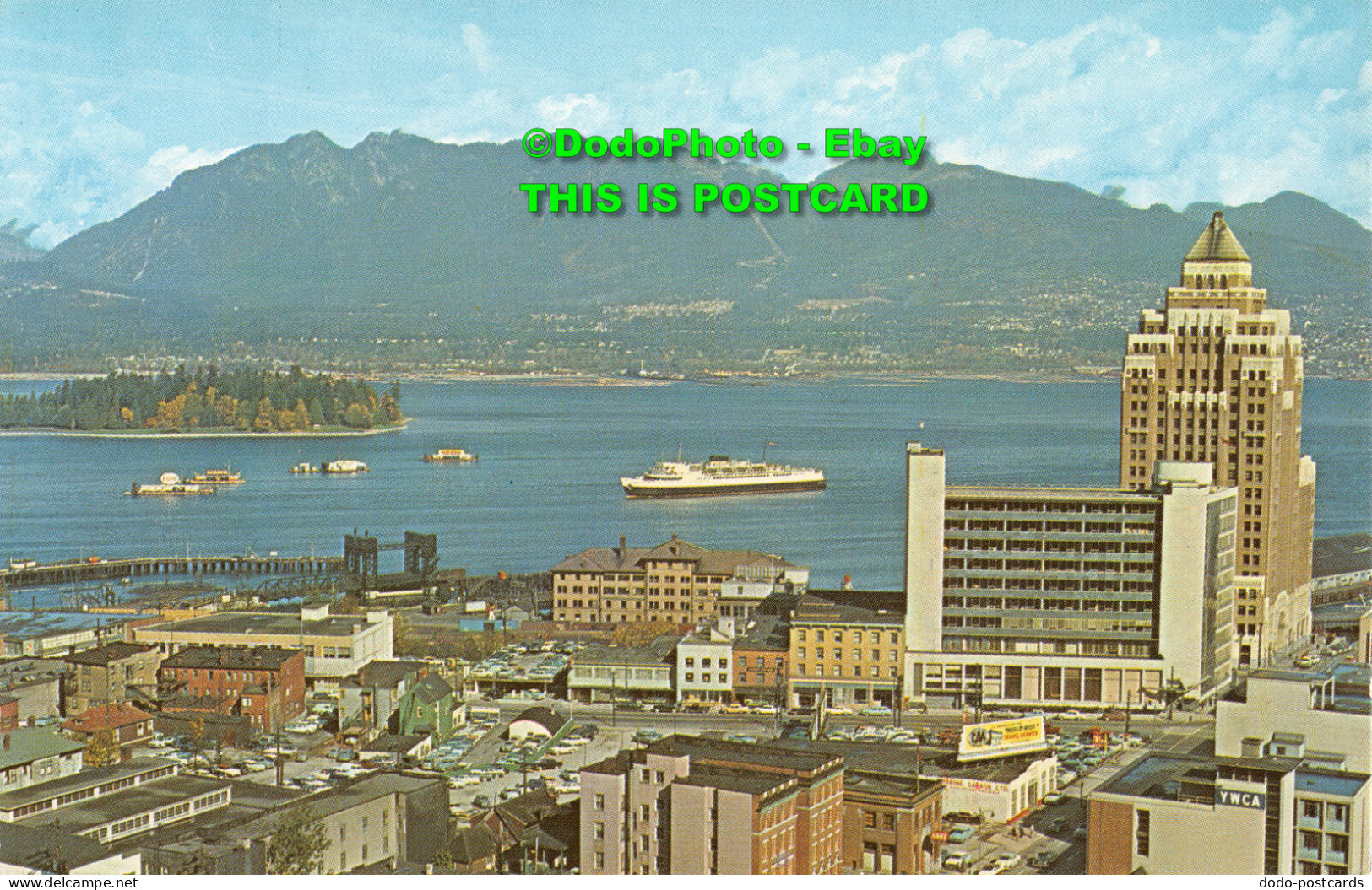 R415265 Canada. Vancouver. B. C. The City And North Shore Mountains. The Coast P - Wereld