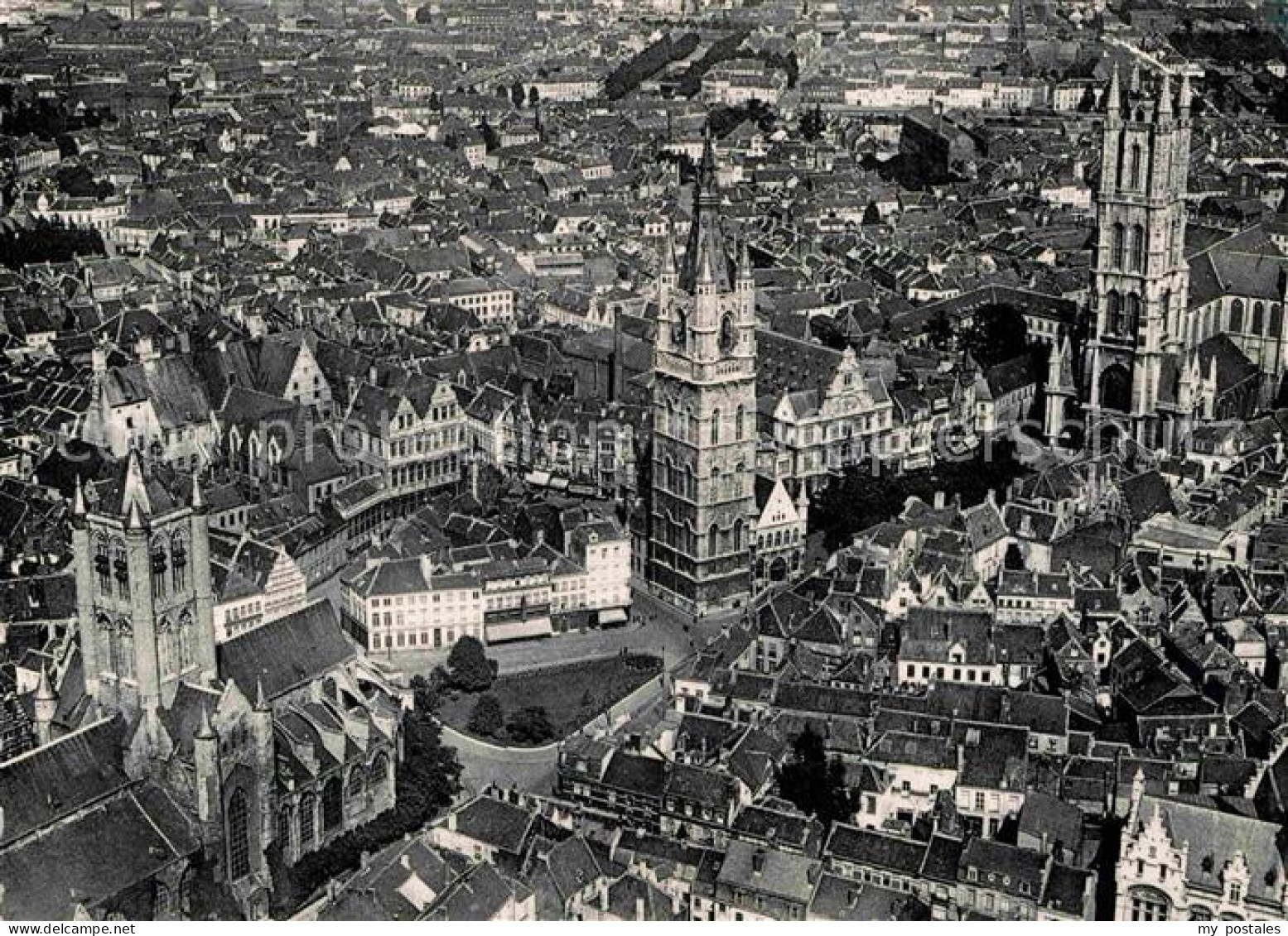 72760237 Gand Belgien Vue Generale De La Ville Vue Aerienne Gent Flandern - Andere & Zonder Classificatie