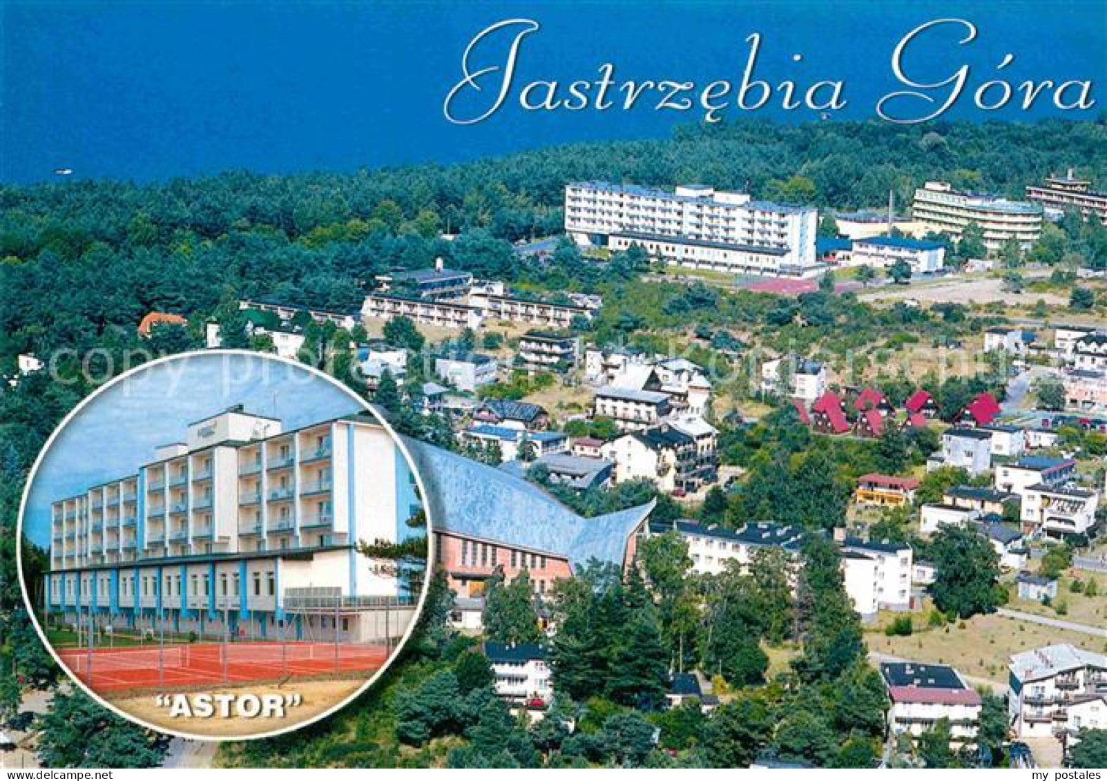 72759959 Jastrzebia Gora Fliegeraufnahme Hotel Astor Jastrzebia Gora - Polen