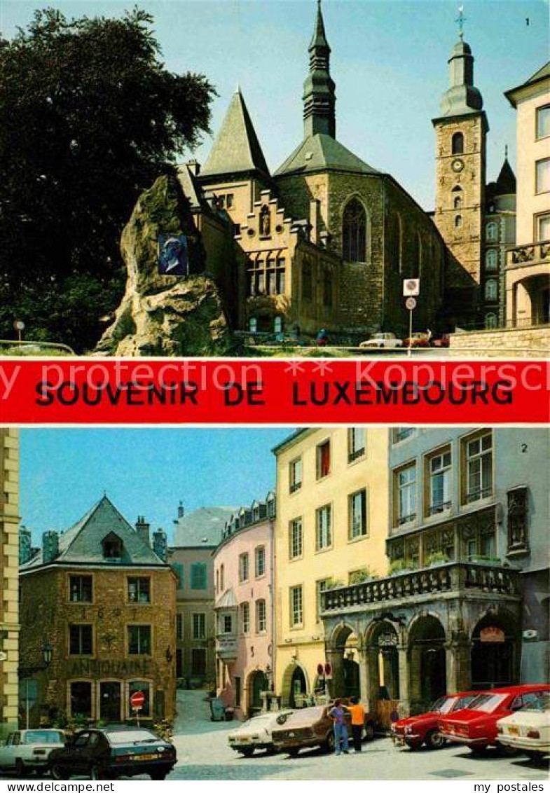 72759926 Luxembourg_Luxemburg Eglise St Michel Monument Marche Aux Poissons - Sonstige & Ohne Zuordnung