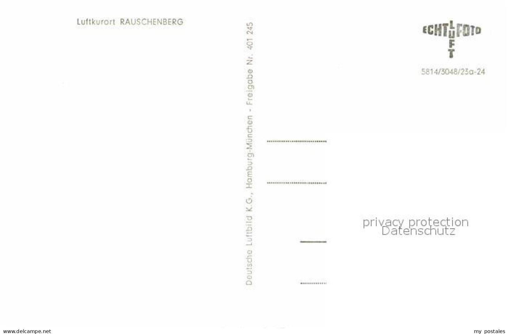 72759896 Rauschenberg Hessen Fliegeraufnahme Mit Kirche Rauschenberg - Other & Unclassified