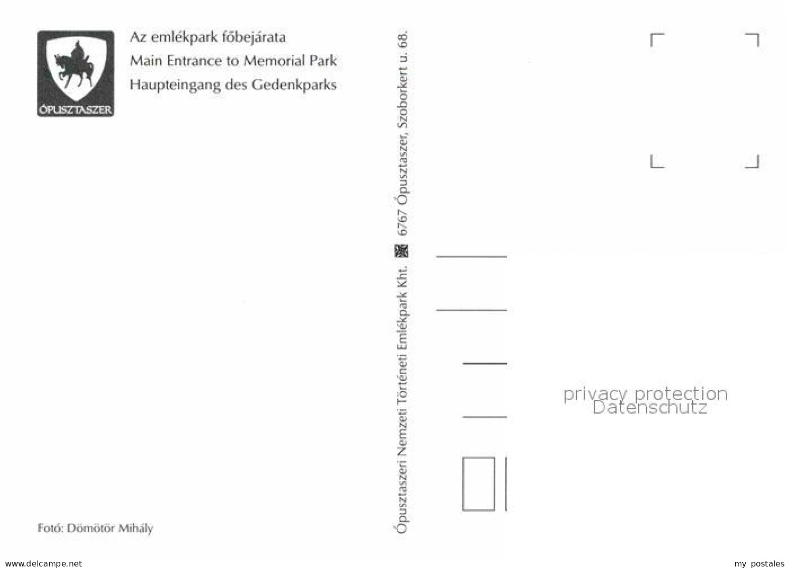 72759690 Csongrad Gedenkpark  Csongrad - Ungarn