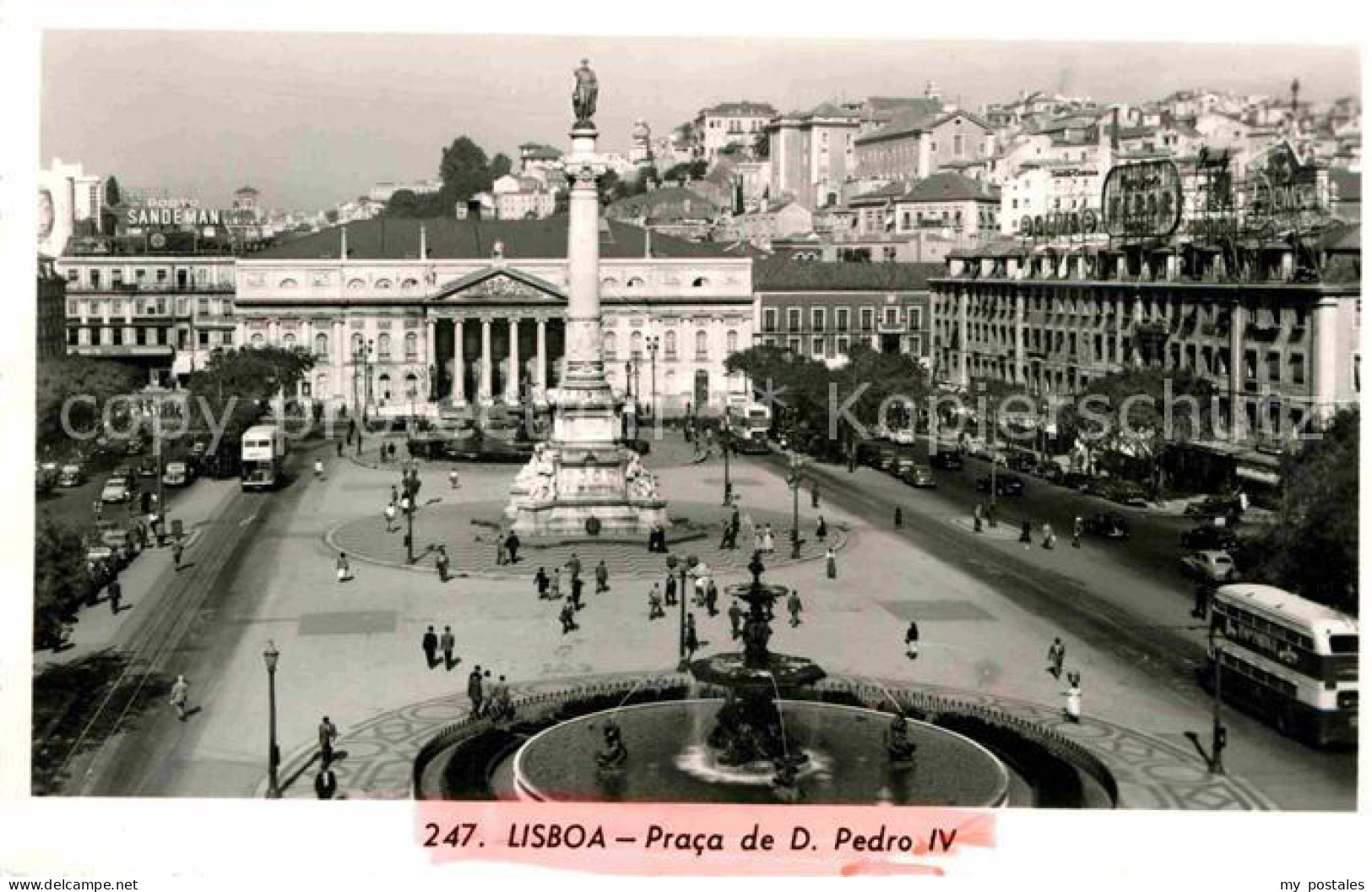 72759605 Lisboa Praca De D. Pedro 4. Portugal - Other & Unclassified