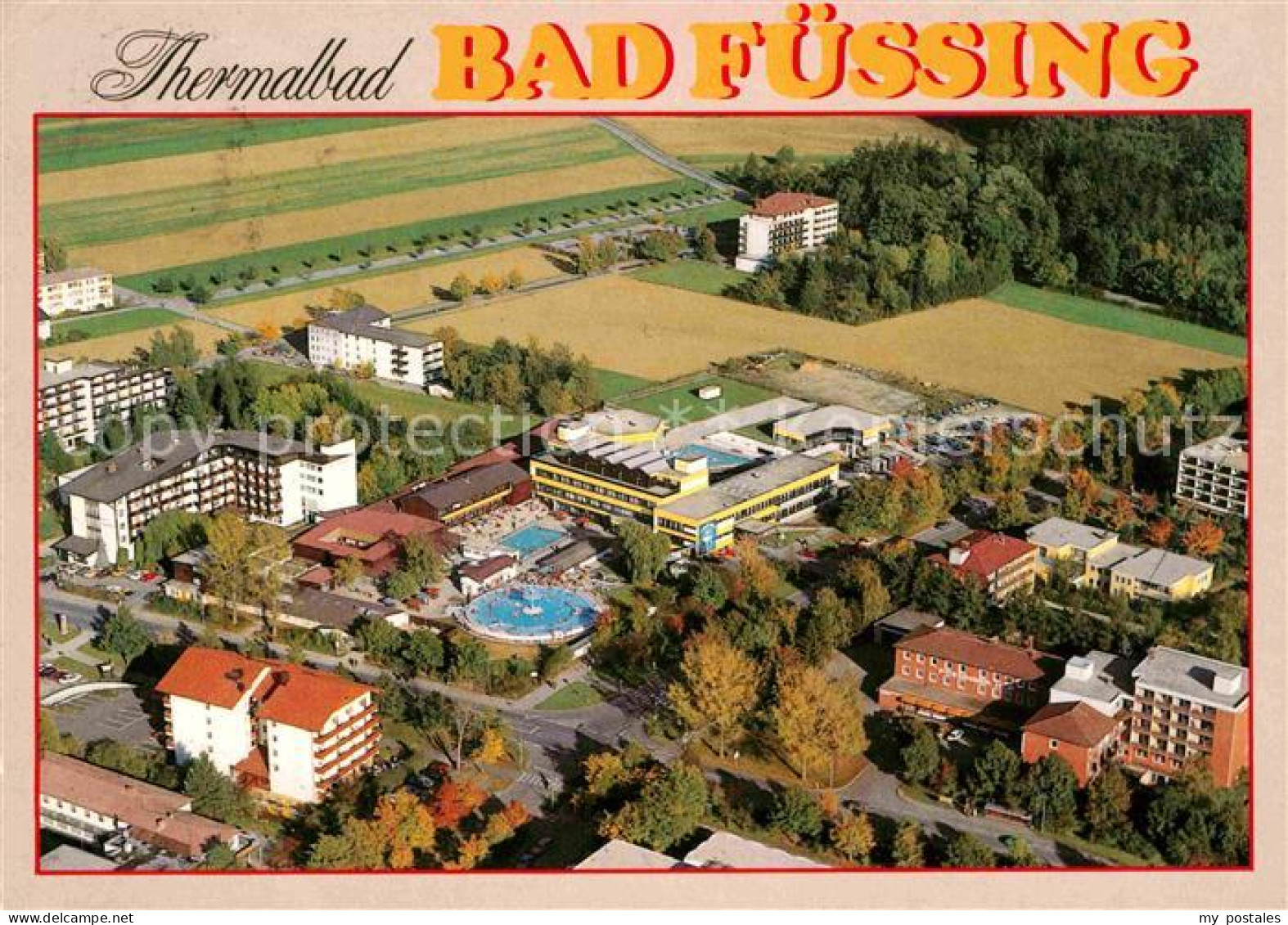 72758895 Bad Fuessing Fliegeraufnahme Mit Therme I Aigen - Bad Füssing