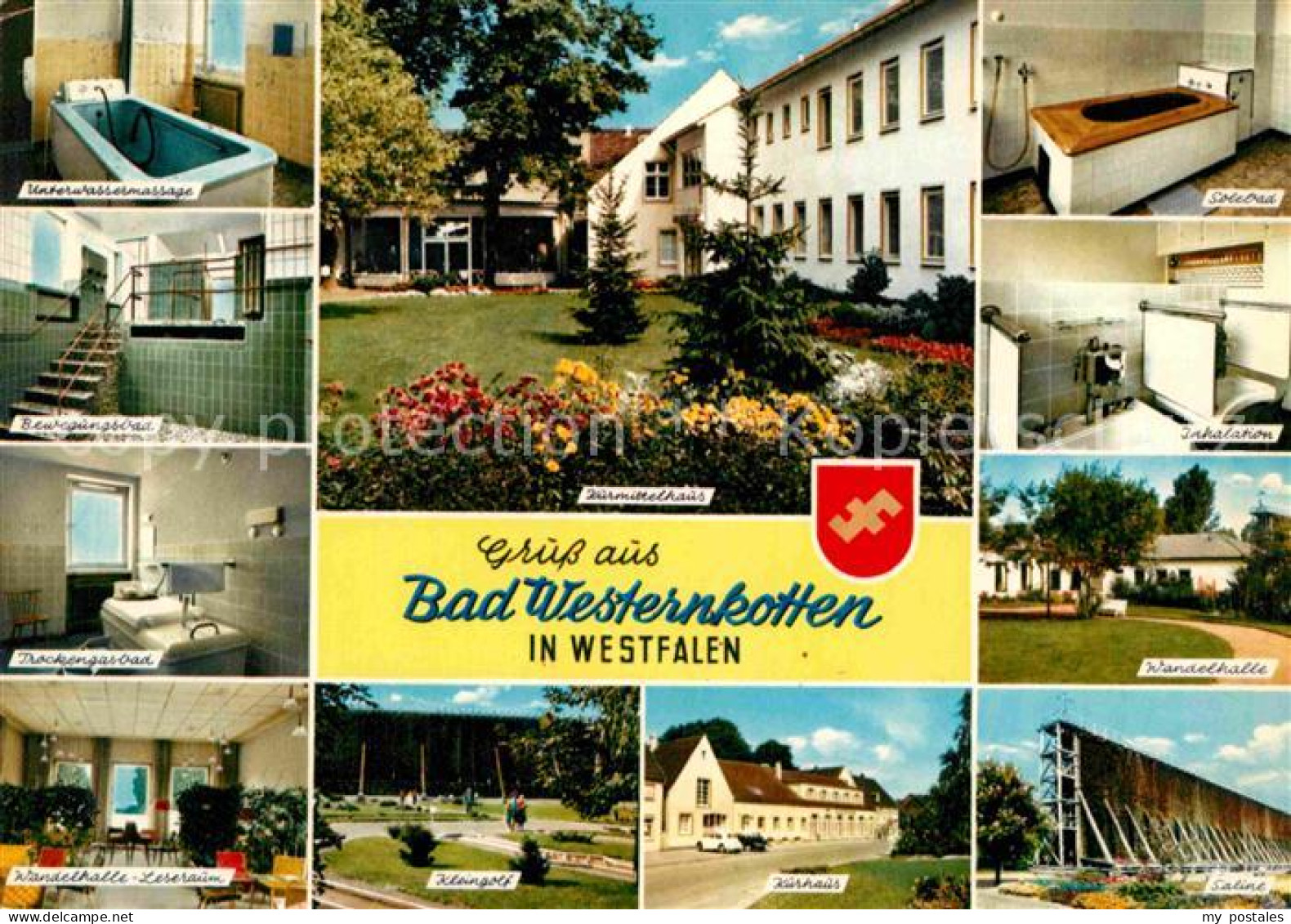 72758840 Bad Westernkotten Bewegungsbad Kurmittelhaus Solebad Inhalation Wandelh - Autres & Non Classés