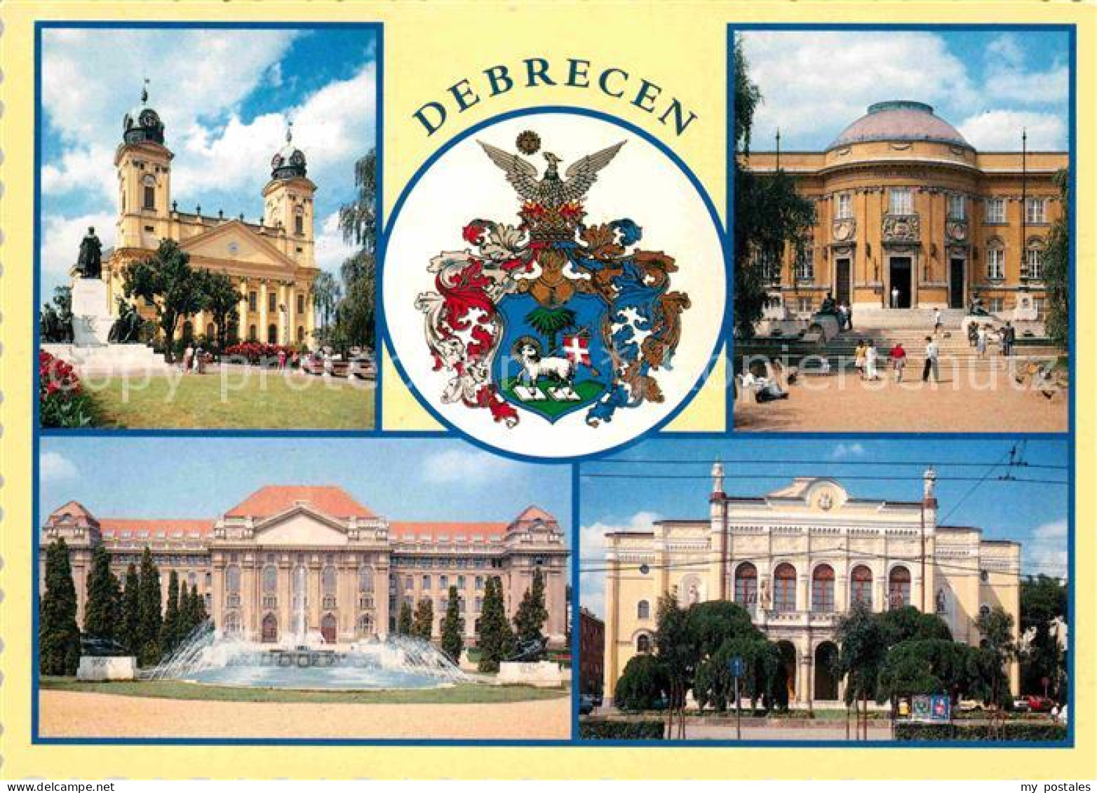 72758505 Debrecen Debrezin Kirche Rathaus Brunnen Debrecen Debrezin - Ungarn