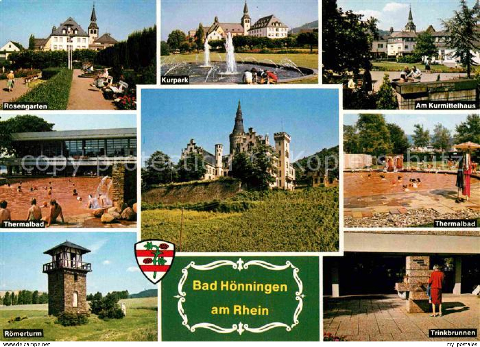72758297 Bad Hoenningen Rosengarten Thermalbad Roemerturm Kurpark Kurmittelhaus  - Bad Hoenningen