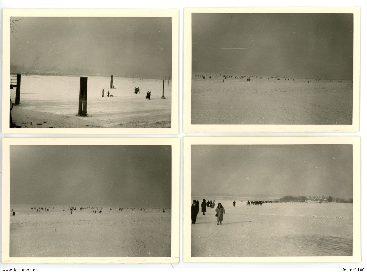 LOT De 4 " PHOTO " SUISSE Bodensee Gfrörni ? ( Lac De Constance ) Année 1963 - Europa