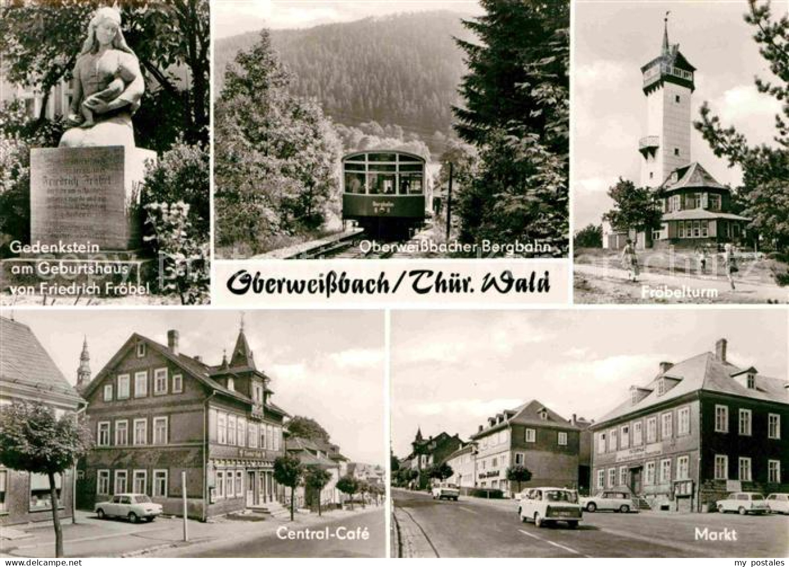 72758035 Oberweissbach Gedenkstein Von Friedrich Froebel Froebelturm Markt Centr - Oberweissbach