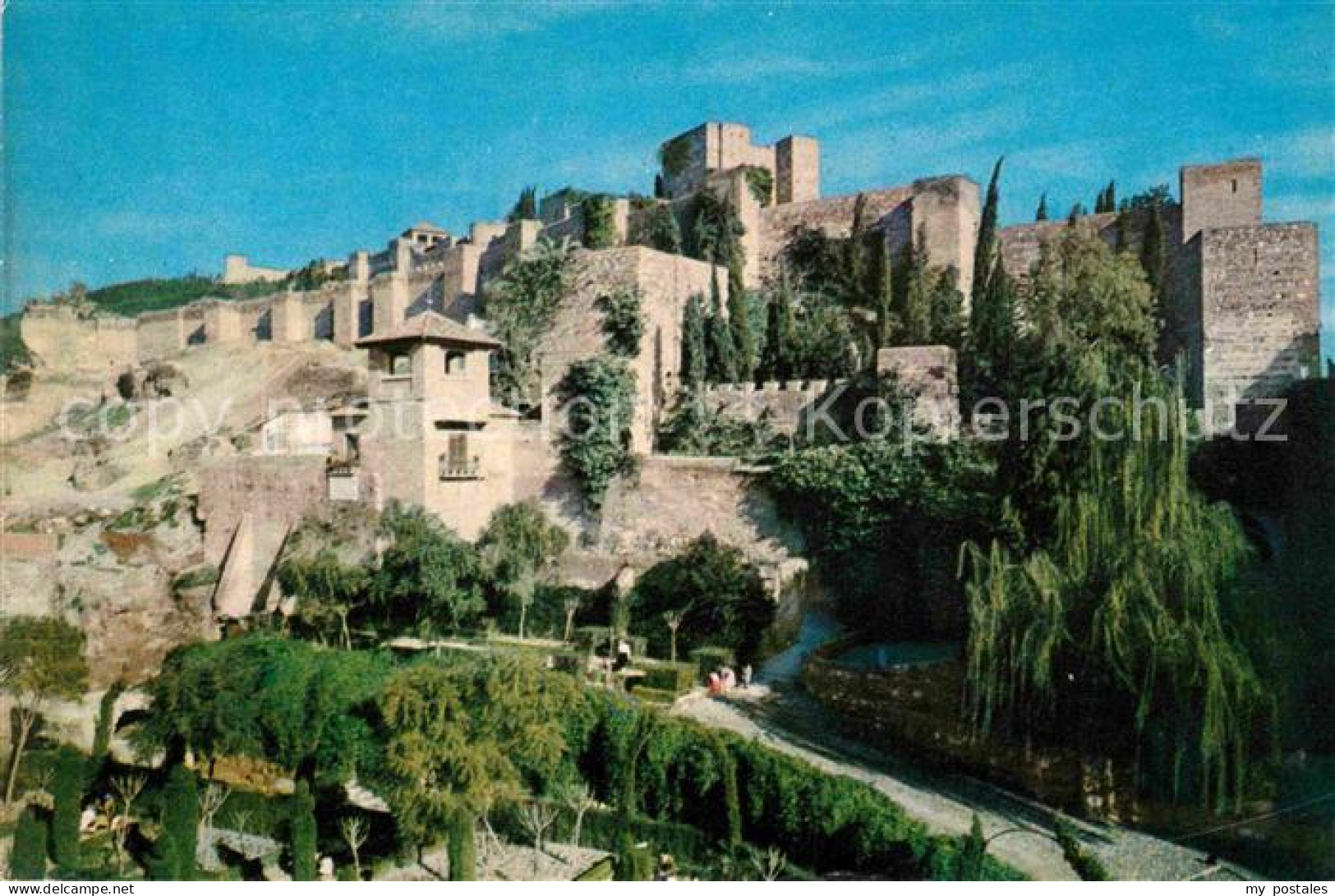 72758001 Malaga Andalucia Torreones De La Alcazaba  Malaga - Sonstige & Ohne Zuordnung
